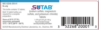 Bottle Label (Sutab Bottle Label)